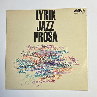 Various ‎– Lyrik - Jazz - Prosa AMIGA - LP (NM) - schallplattenparadis