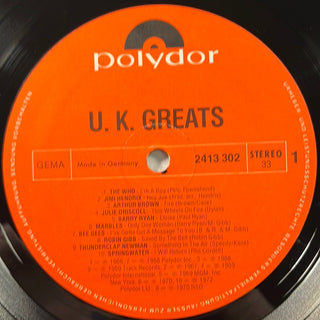 Various ‎– U.K.Greats LP (VG) - schallplattenparadis