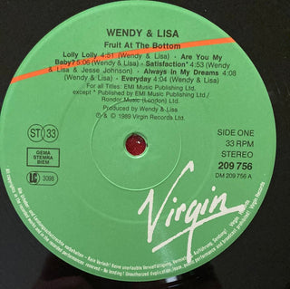 Wendy & Lisa ‎– Fruit At The Bottom LP (VG) - schallplattenparadis