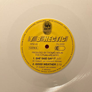 Y B Hectic ‎– She Said Say It / Good Weather (White Vinyl) Maxi-Single (VG+) - schallplattenparadis